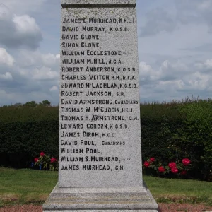 Dornock And Eastriggs War Memorial, Dumfries