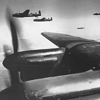 Lancaster Bomber Formation WW2