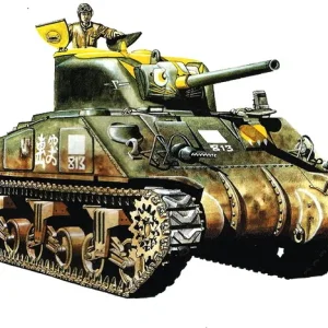 Sherman Tank Art