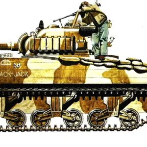 Sherman Tank Art