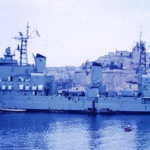 HMS Blake, Grand Harbour, 1961