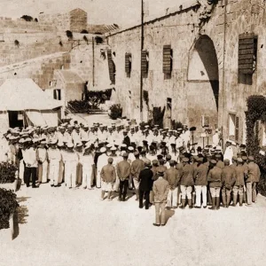 German POW Sailors St Clements Camp, Verdala Bks, Cospicua Ww1