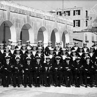 Naval Group Photo At Rinella Wireless And Telegraph Station 1959