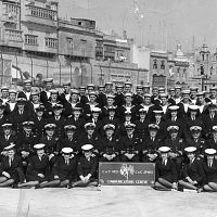 Navy Personnel Based At Valletta's Lascaris Communications Centre 1956