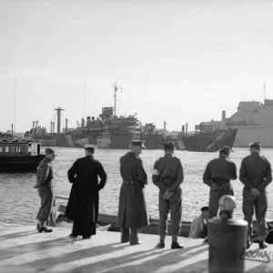 HMS Breconshire Arrives In Valletta