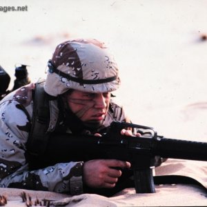 Desert Storm - Soldier of 82nd Airborne Division