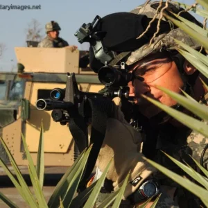1st Lt. during a patrol in Tikrit, Iraq