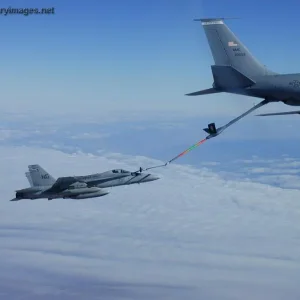 F-18 and KC-135