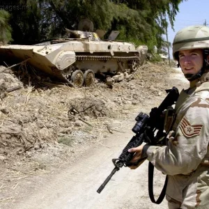 Staff Sgt. during a training mission near Baghdad, Iraq