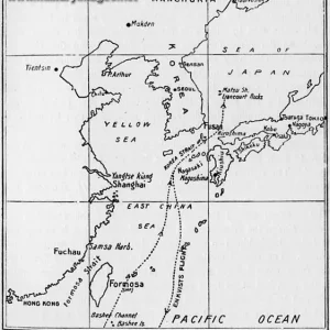 Route of Russia's Baltic Fleet through Tsushima Straits