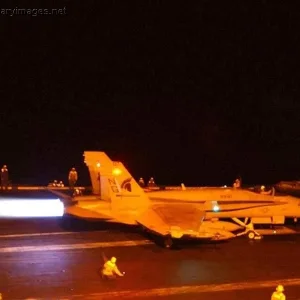 Famous F-18 that made the first sortie over iraq