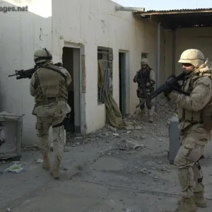 Chief Petty Officer Ball leads his team in Fallujah, Iraq