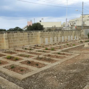 CAPUCCINI NAVAL CEMETERY, MALTA. "J PLOT"