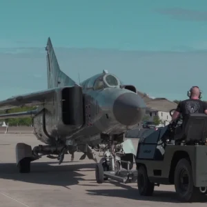 Mikoyan-Gurevich MiG-23MS “Flogger-E” Aircraft Move to Cold War Gallery