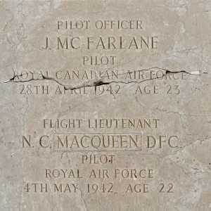 E2. JOHN MCFARLANE,   NORMAN CARTER MACQUEEN  DFC  (1)