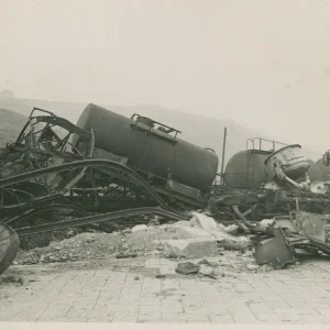 Destroyed trains