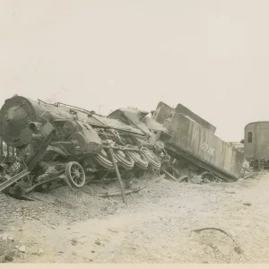 Destroyed trains