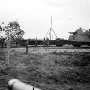 German armored train