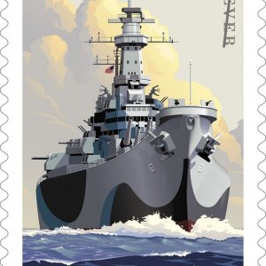 USS Missouri stamp