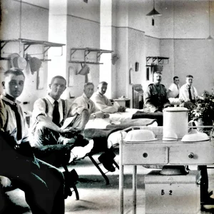 Patients in a hospital in Malta