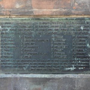 Great Budworth Cheshire Church War Memorial ( WW1 Fallen)
