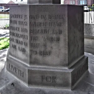 Cross of Sacrifice. Park Cemetery, Ilkeston, Derbyshire (3)