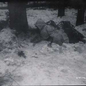 000-2nd Division, 23rd Regt, soldier near Krinkelt, Belgium.jpg | A ...