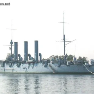 The museum ship, cruiser Aurora