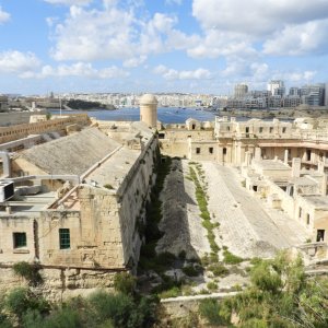 View of Fort St Elmo, Malta