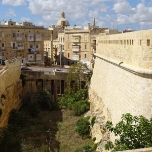 View of St Elmo, Malta