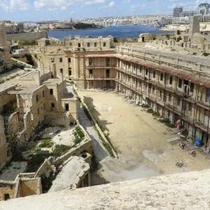 View of St Elmo, Malta