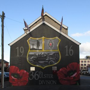 36th Ulster Division mural