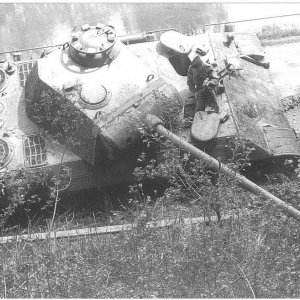 panther tank from above