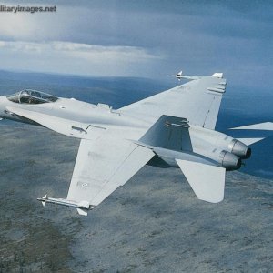F/A-18C with two wingtip AIM-9 Sidewinders
