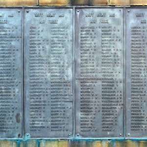 Scarborough WW1 Memorial Panel.