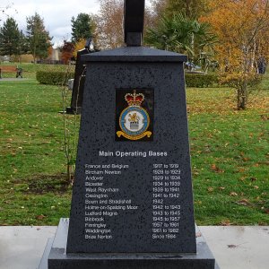 101 Squadron RAF  Memorial