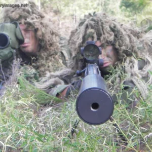 British Army sniper team