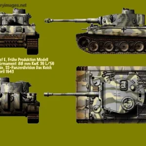 Tiger I - 8 Kompanie  SS Panzerdivision Das Reich