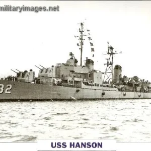 USS Hanson Destroyer