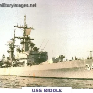 USS Biddle Cruiser