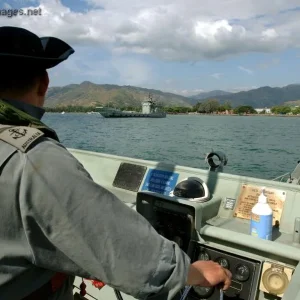 LVCP on its way into Dili wharf