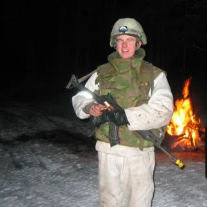 Officer Cadet Jarno Laikola at Ex Hukka 2006