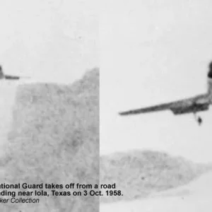 F-86D, road take off, 111th FIS Tx ANG