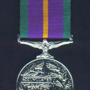 THE ACCUMULATED CAMPAIGN SERVICE MEDAL