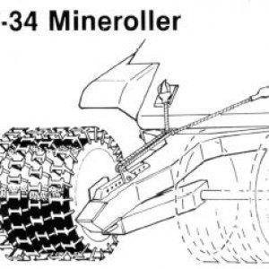 PT-34 mine roller
