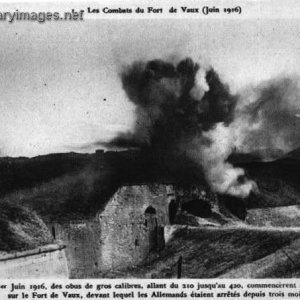 the battle for Fort Vaux at Verdun, June of 1916