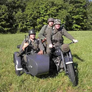 BMW motorcycle w sidecar