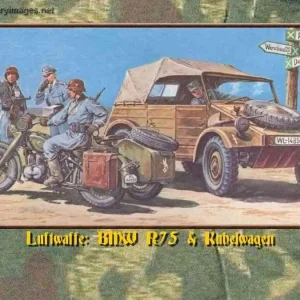 BMW R75 & Kubelwagen Luftwaffe