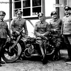 Officers pose with New BMW