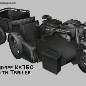 Zundapp Ks750 w trailer